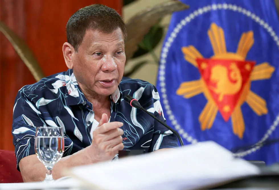 Encouraging exploration: Philippine President Rodrigo Duterte