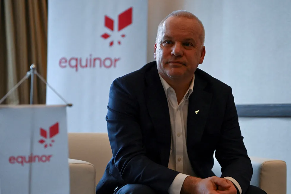 Equinor chief executive: Anders Opedal, at the recent CERAWeek by S&P Global in Houston.
