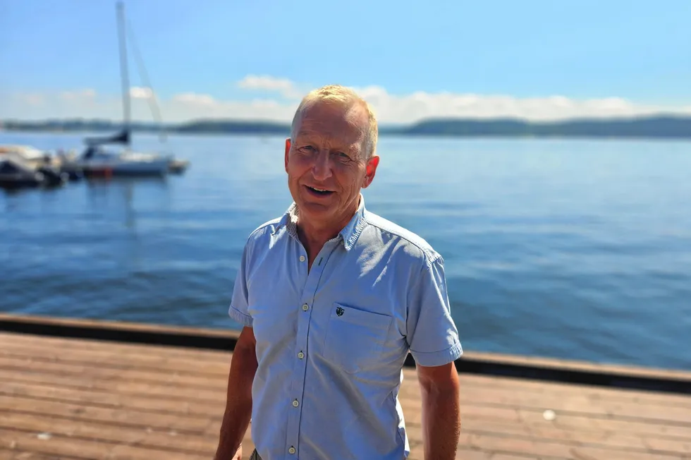 Kåre Heggebø, styreleder i Norges Fiskarlag, er fornøyd med denne ukas organisasjonskonferanse i Oslo.