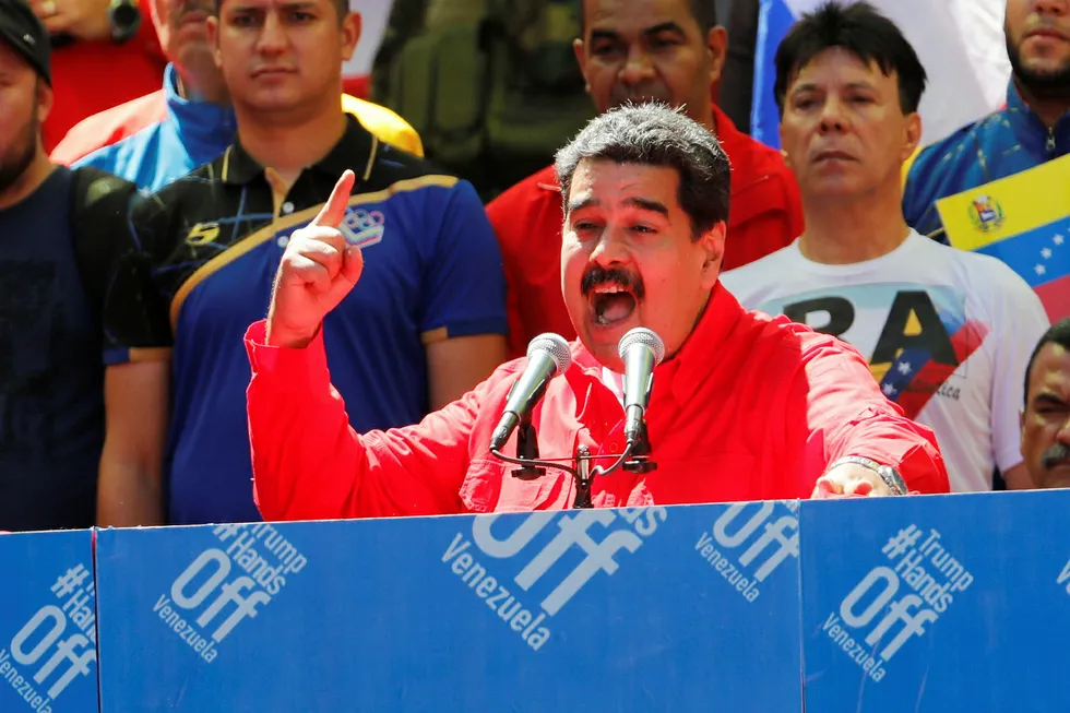 Norge opprettholder støtten til Venezuelas president Nicolas Maduro.