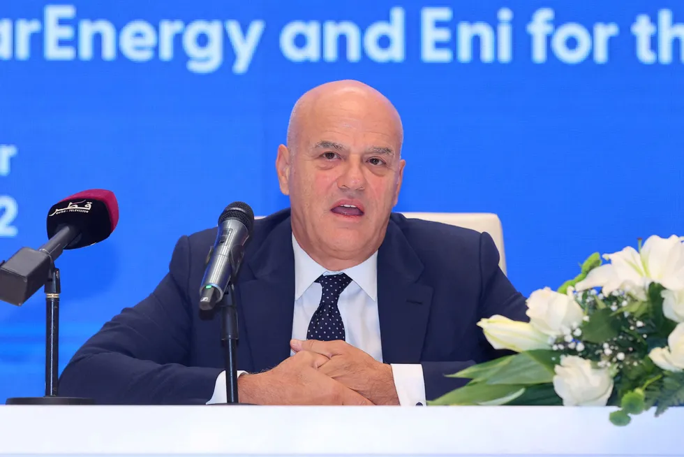 Work can start: Eni, led by chief executive Claudio Descalzi, has lifted force majeure on Libyan acreage.