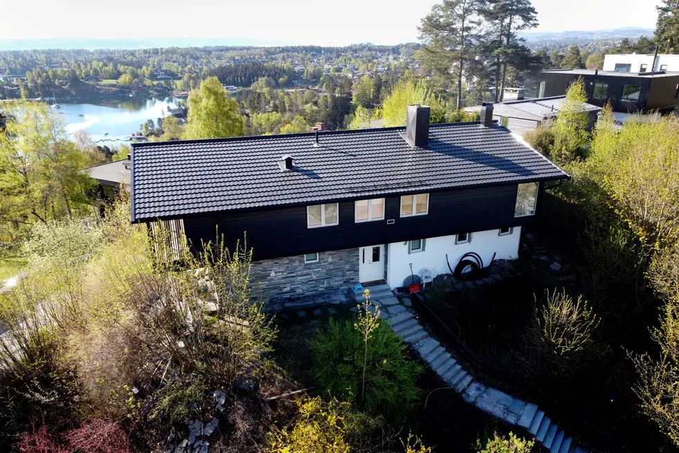 I denne boligen på Jongskollen i Sandvika i Bærum bodde «Generalen» fra 2017.