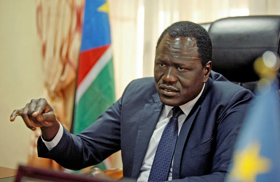 Hopes: South Sudan Petroleum Minister Ezekiel Lul Gatkuoth