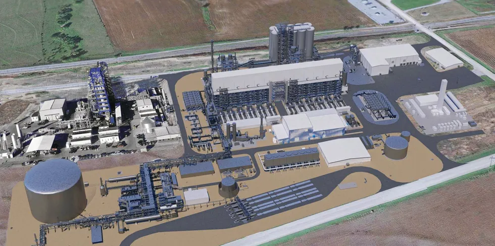 A rendering of Monolith's planned expansion of its Nebraska facility.