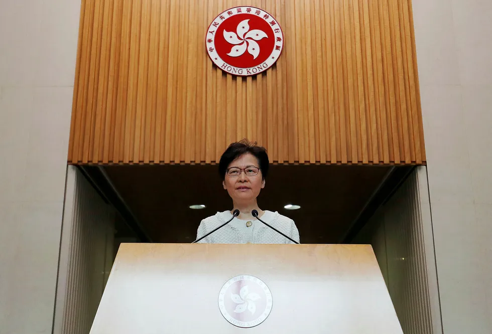 Hongkong's Chief Executive Carrie Lam attends a news conference in Hongkong, China September 10, 2019. REUTERS/Amr Abdallah Dalsh