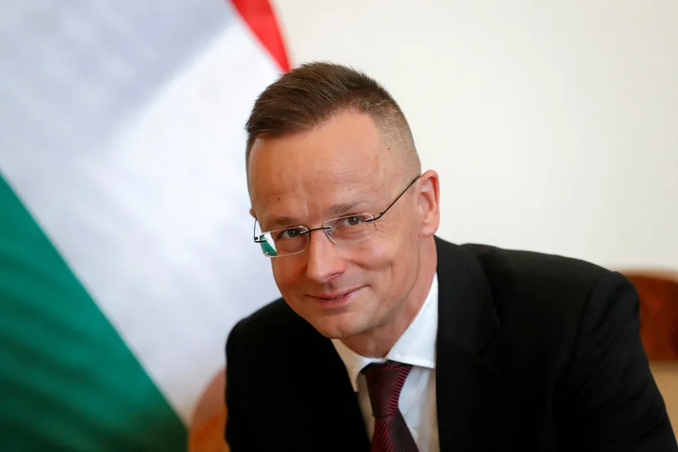 Kazakh deal: Hungarian Foreign Minister Peter Szijjarto.