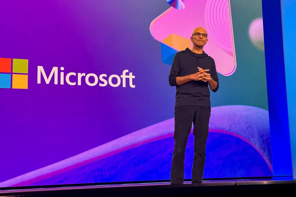 Microsoft-sjef Satya Nadella.