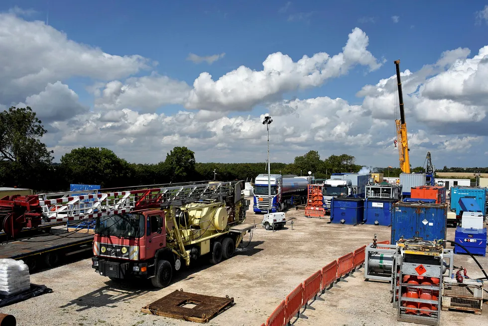 Drilling operations: West Newton in the UK