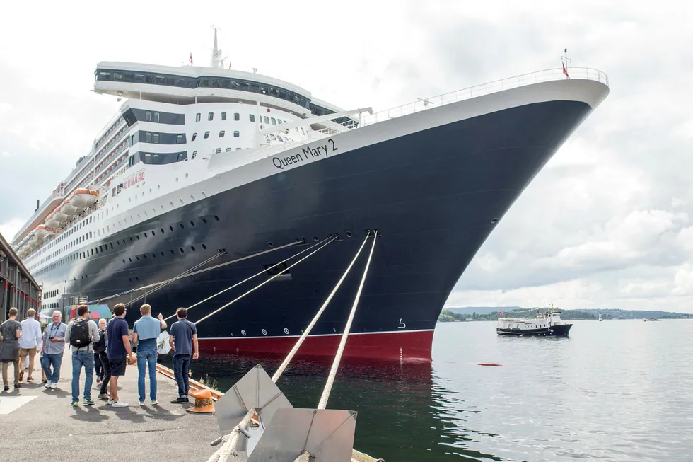 Illustrasjonsbilde. Cruiseskipet Queen Mary II besøker Oslo. Foto: Paul Kleiven / NTB scanpix,/NTB scanpix