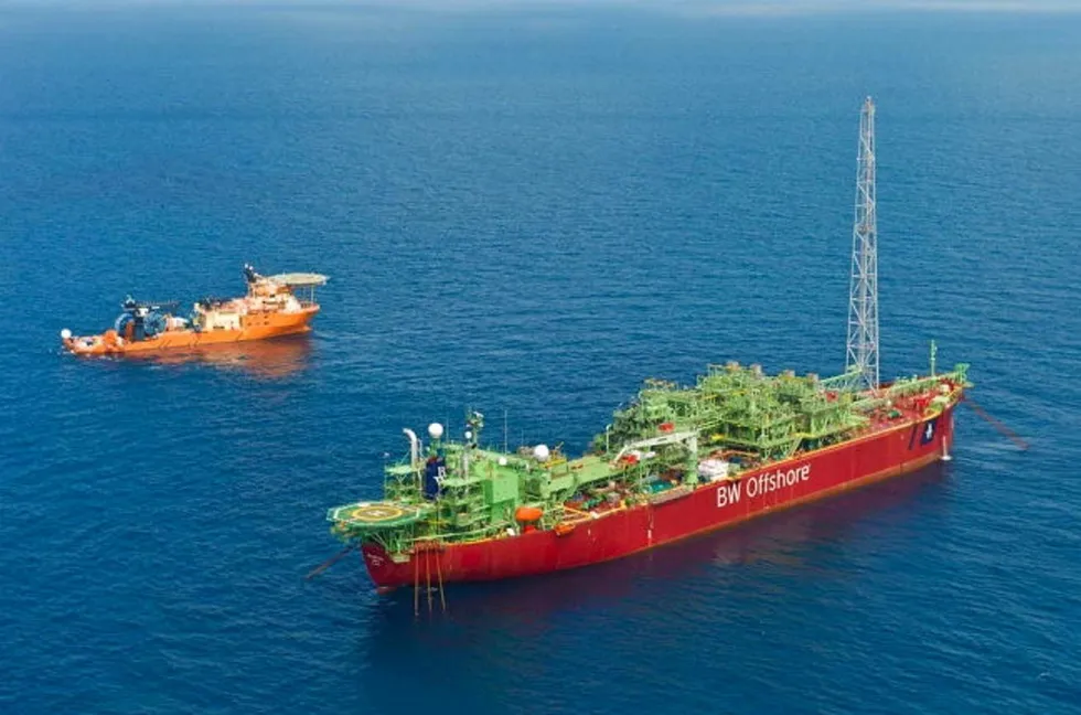 Producing asset: the FPSO operating at the the Terang gas field in the Kangean block