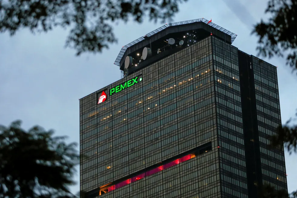Improved terms: the headquarters of state-owned oil giant Pemex in Mexico City, Mexico