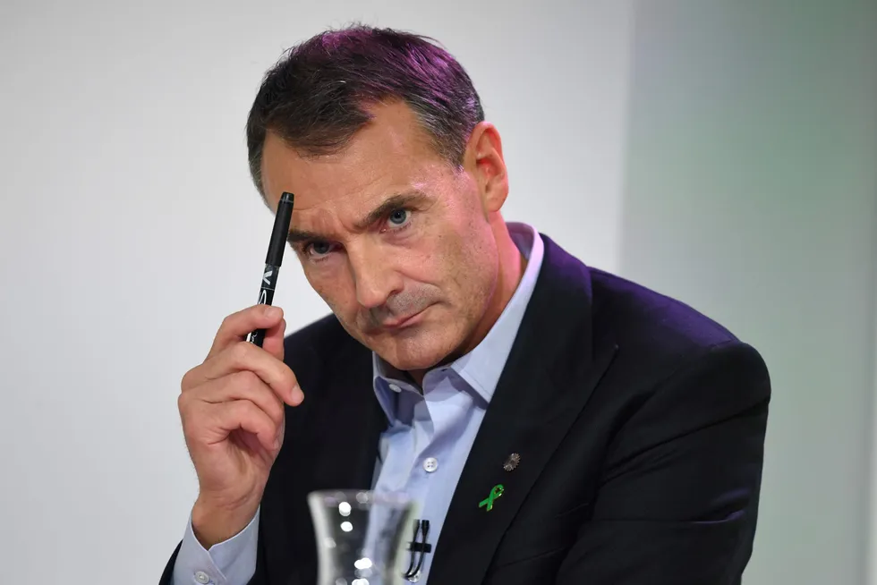 Pensive: BP chief executive Bernard Looney will hope that Covid does not again impact its Tangguh and Tortue LNG projects