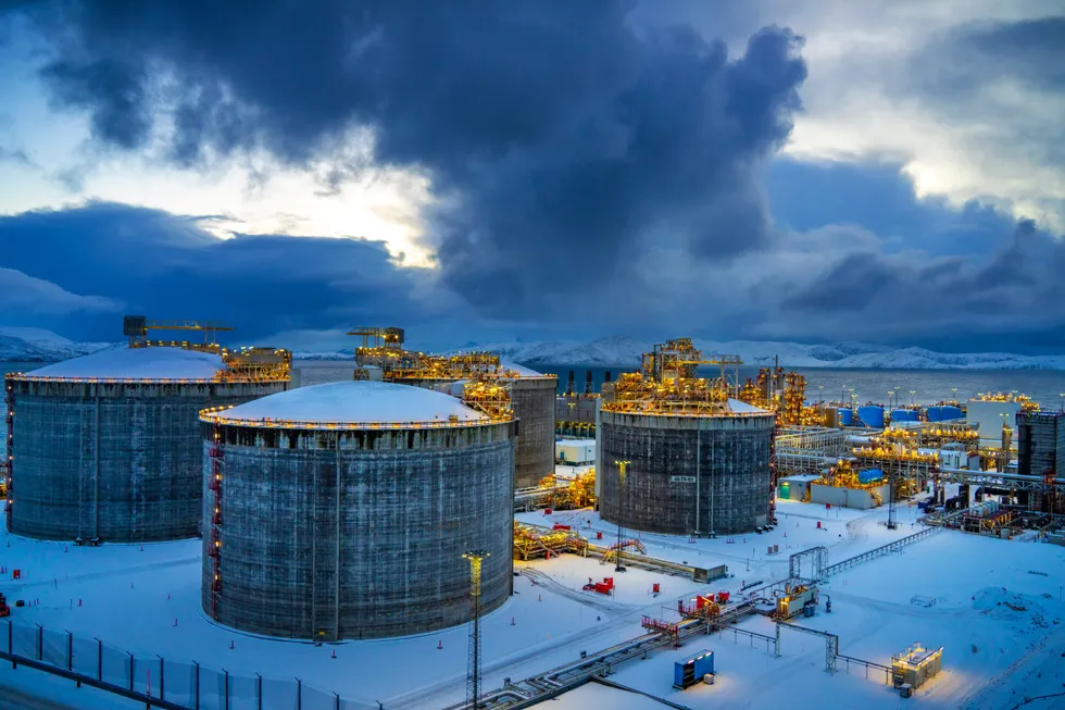 Restart delay: Equinor’s Hammerfest LNG facility.