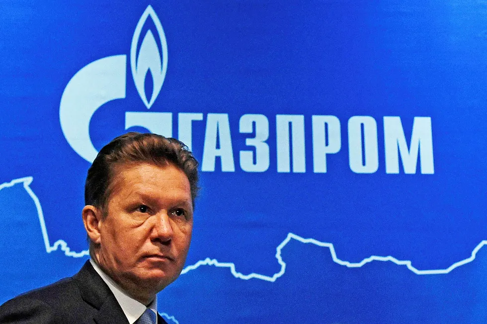 Ties: Gazprom executive chairman Alexei Miller