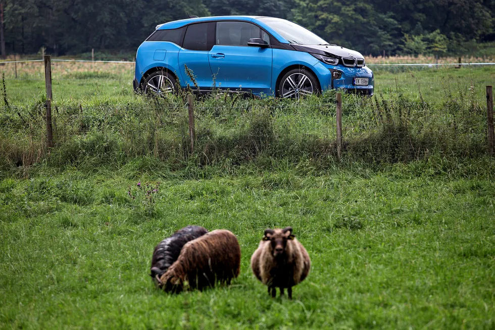 Nordmenn går i flokk, og i år kjøpte mange BMWs lille elbil i3. Bilen har fått større batteripakke og kan kjøre lenger enn før. Foto: Aleksander Nordahl