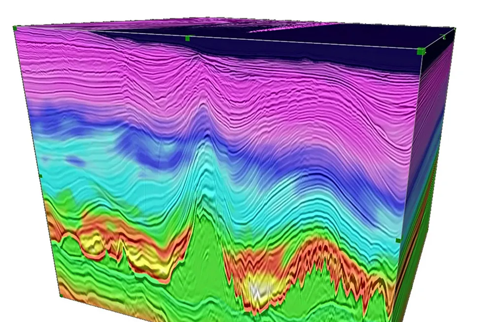 Model approach: a 3D data 'cube' from Ion Geophysical's Picanha programme in the Campos and Santos basins off Brazil