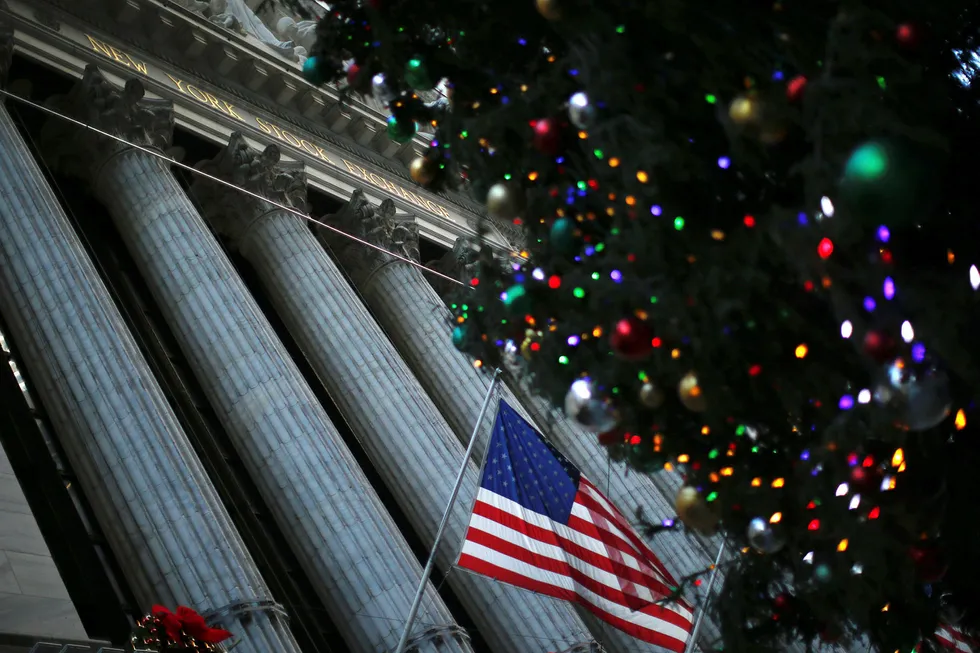 Utviklingen på Wall Street er flat fredag. Foto: EDUARDO MUNOZ ALVAREZ