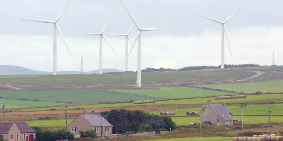 A Statkraft wind farm in the UK. The company says it will be an active player in the French market. Pic: Statkraft