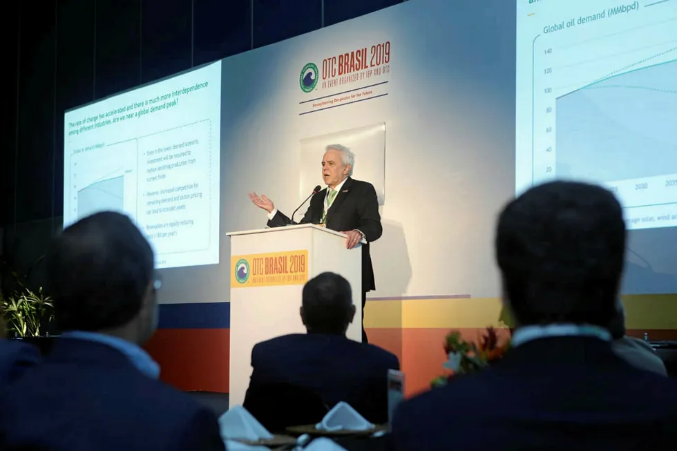 Changes: Petrobras chief executive Roberto Castello Branco at OTC Brasil 2019