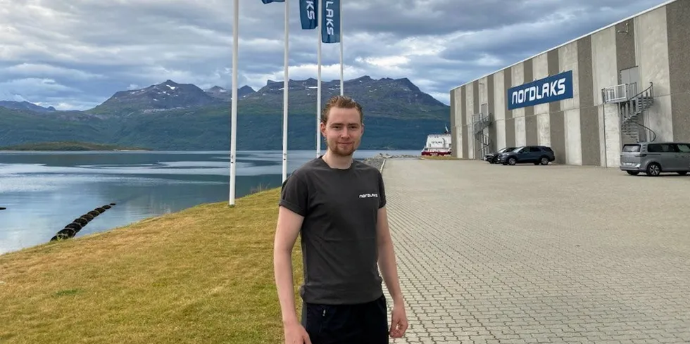 Torbjørn Espeseth (23) er tilbake i Nordlaks på sommerjobb for tredje året på rad.