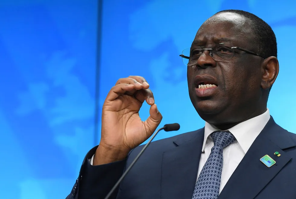 Another seven years? Senegal's President Macky Sall.