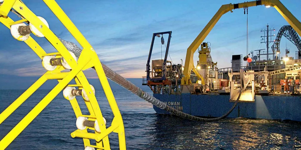 cable laying vessel