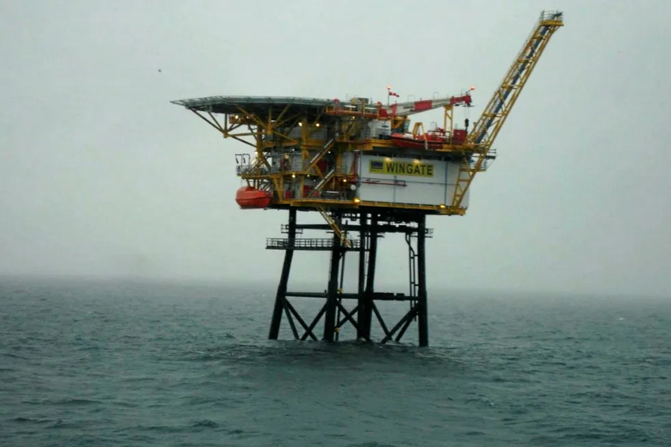 Warning: for Wintershall Noordzee's Wingate gas platform in the UK southern North Sea