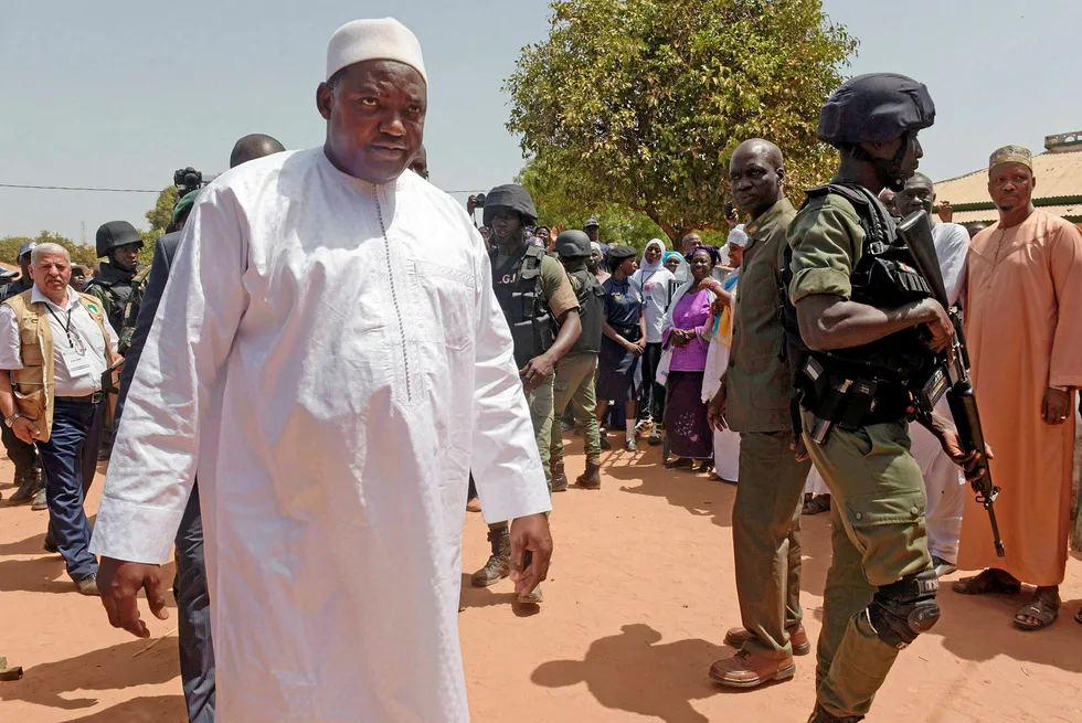 Meeting: Gambian President Adama Barrow