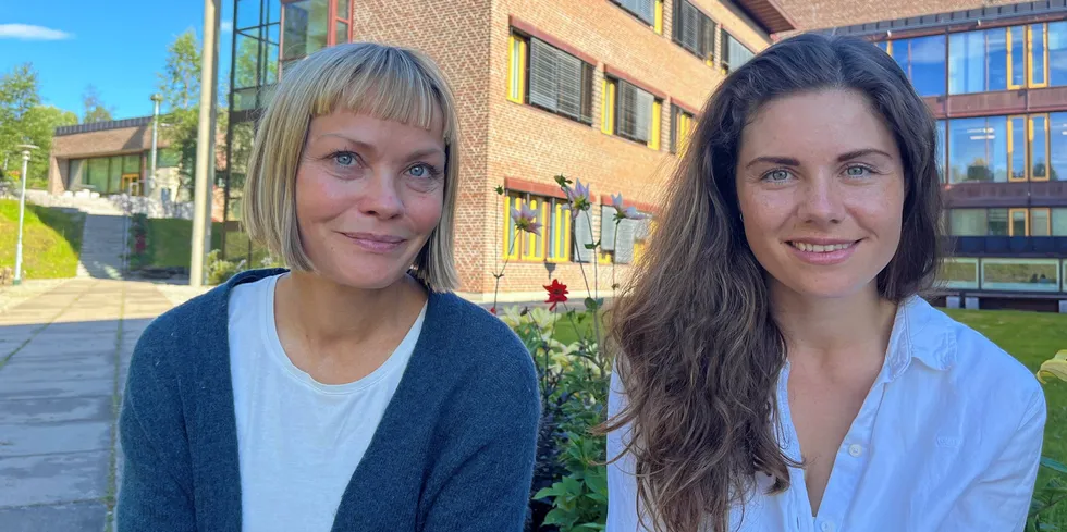 Lena Schøning og Mathilde Morel fra Norsk senter for havrett, UiT Norges arktiske universitet.