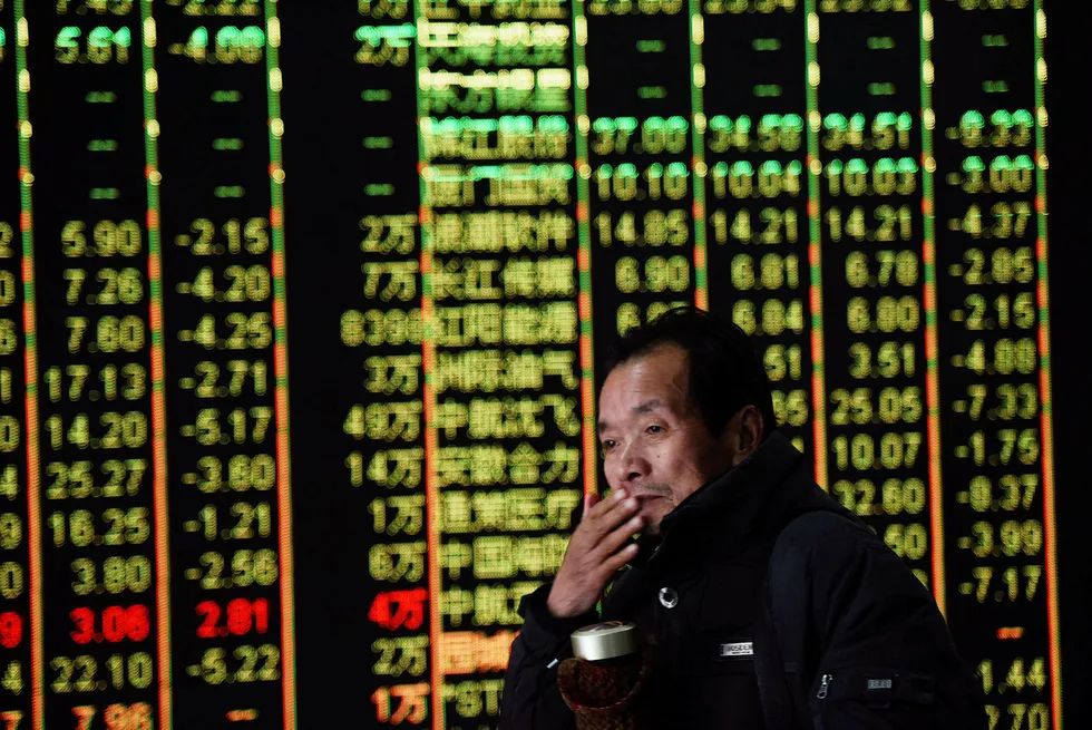 De fleste børsene i Asia blinker grønt onsdag morgen. Chinatopix/AP/NTB Scanpix