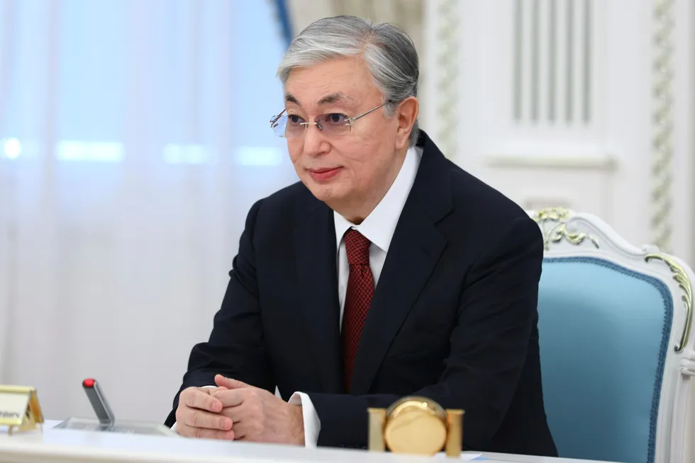 Online order: Kazakhstan President Kassym-Jomart Tokayev