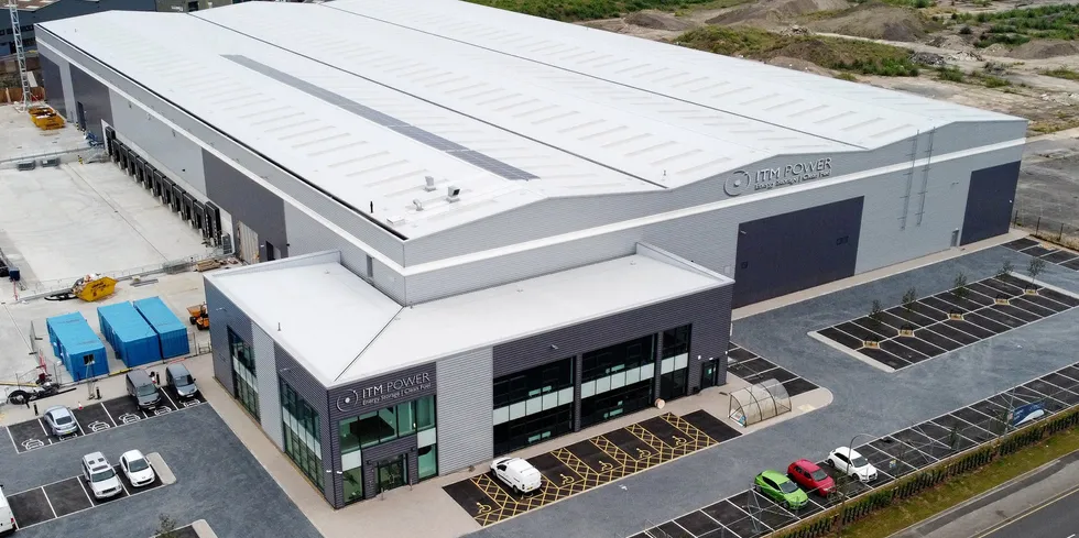 The first gigascale factory: ITM's 1GW facility in Sheffield, northern England.