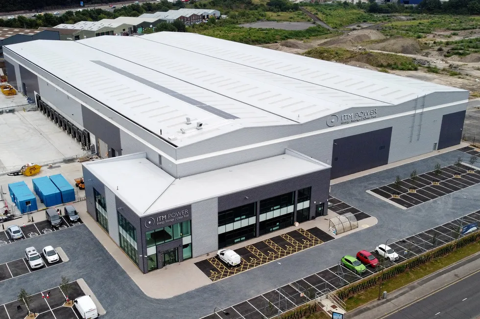 The first gigascale factory: ITM's 1GW facility in Sheffield, northern England.