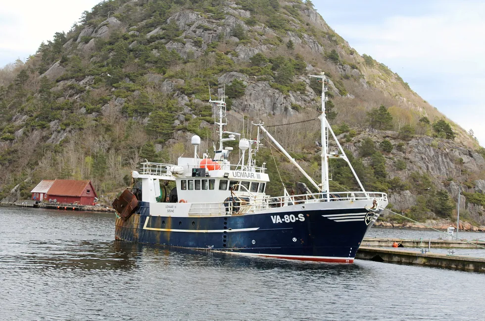 «Udvaar» har landet gode rekefangster, men båten fra Søgne satser for tiden på annet fiske.
