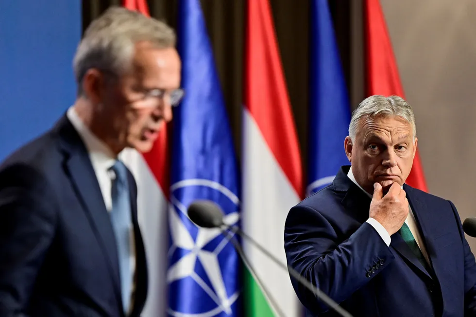 Ungarns statsminister Viktor Orban sørger omsider for at Jens Stoltenberg får en avløser.