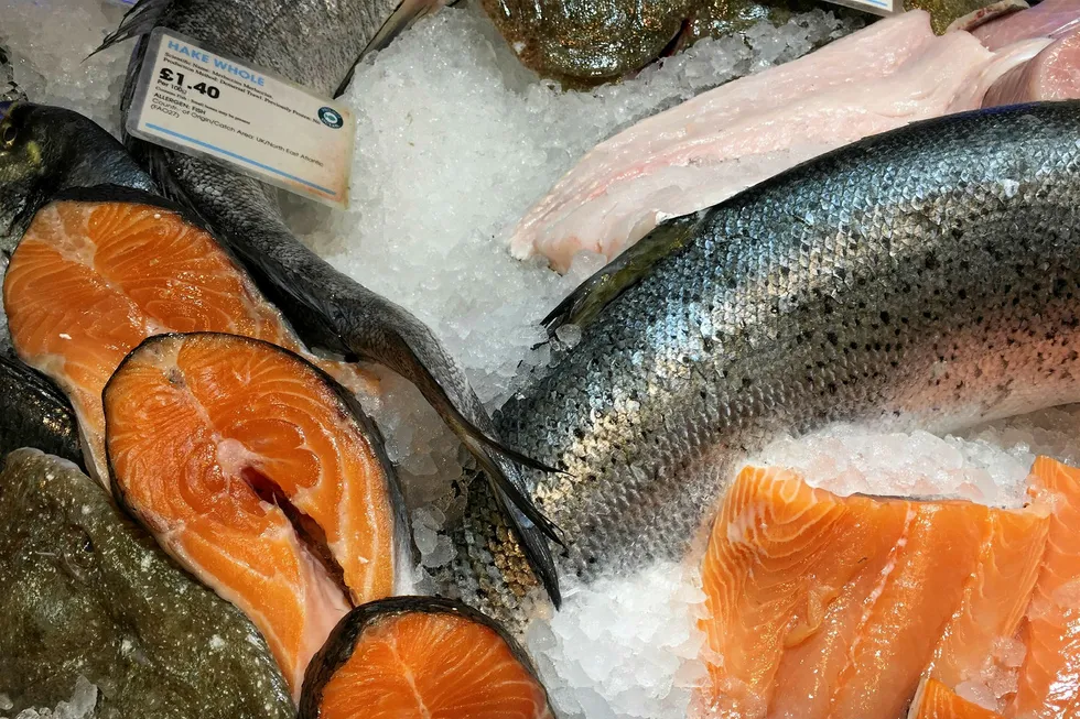 salmon, fish counter