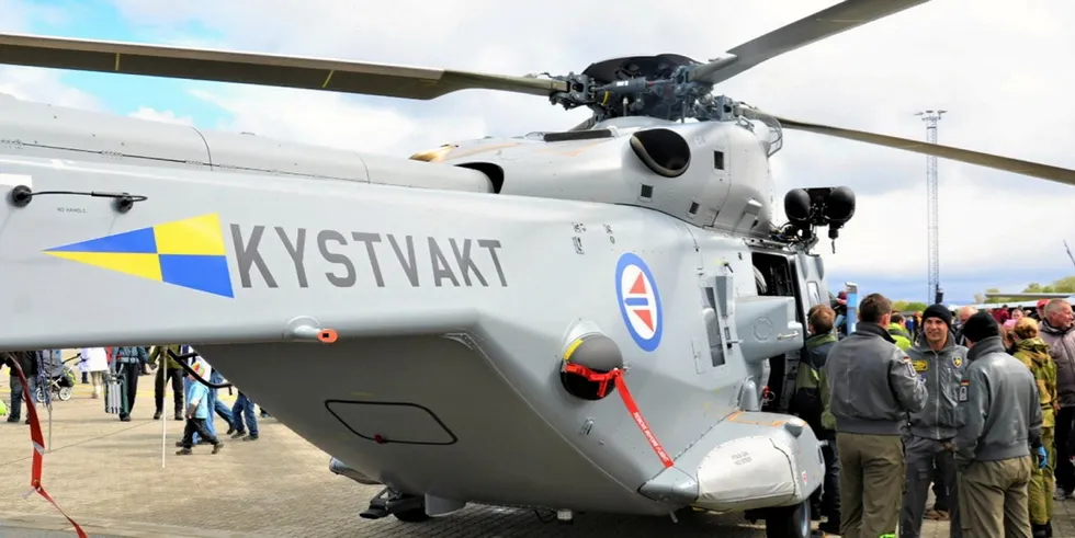 Norge hever nå kontrakten på NH90-helikopteret. Dette bildet er tatt på Ørland hovedflystasjon.