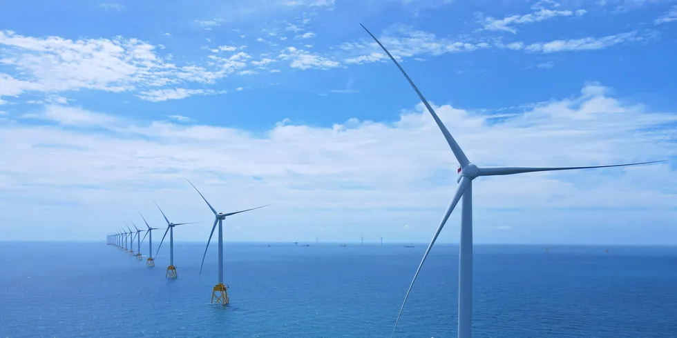 Orsted's Changhua wind farm in Taiwan