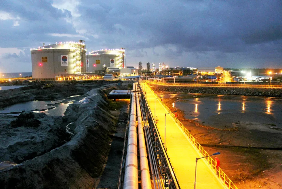 Petronet LNG also operates the Kochi liquefied natural gas import terminal in India (pictured).