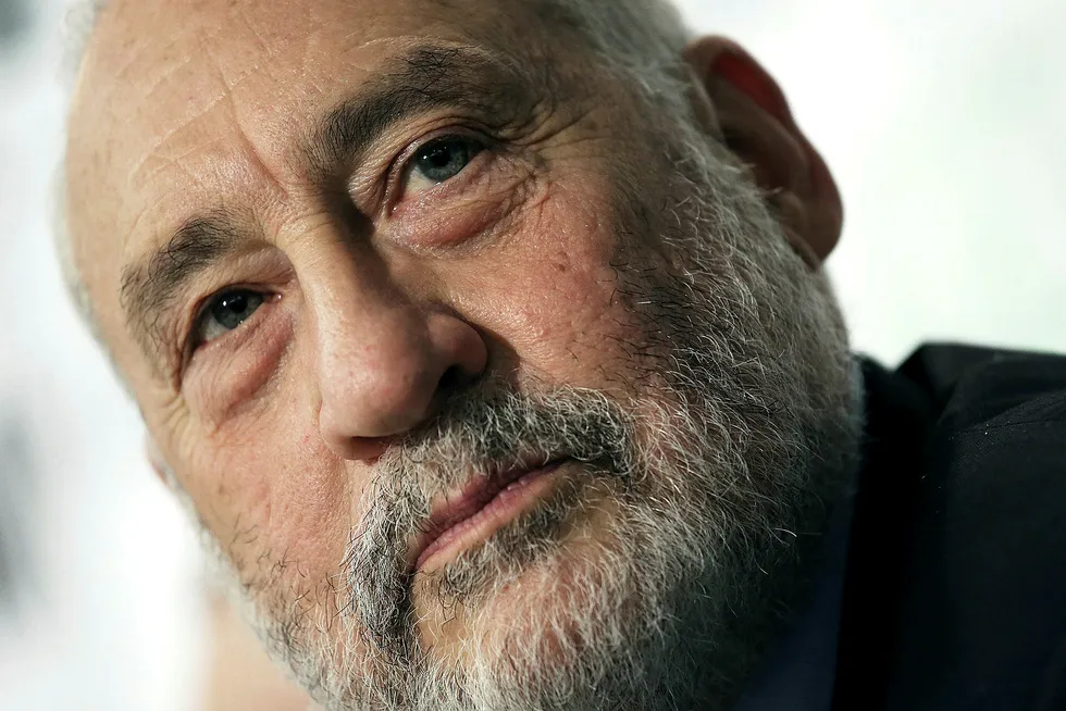 Joseph E. Stiglitz og jeg er enige nå – og har vært det lenge, skriver artikkelforfatteren. Her Joseph Stiglitz.