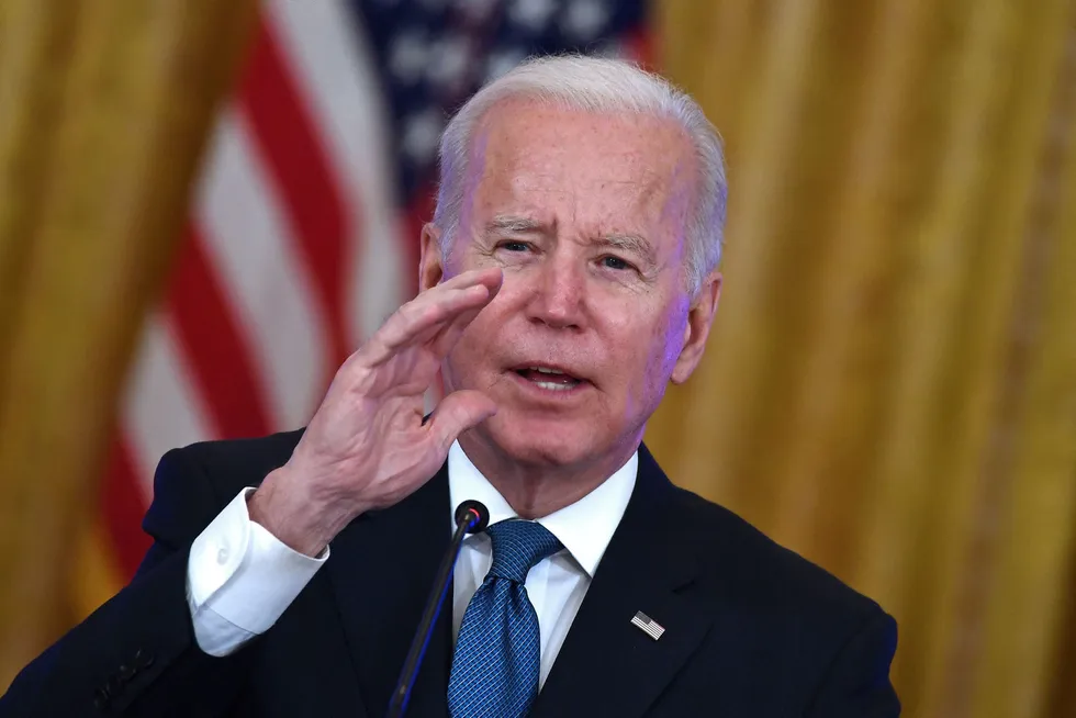 Coalition call: US President Joe Biden