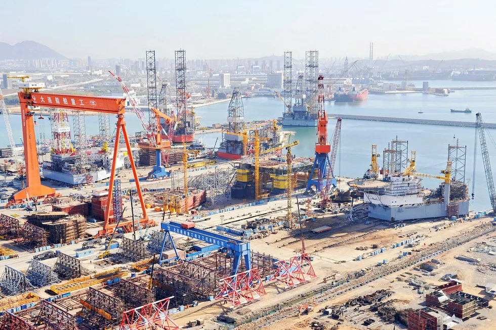 Leading player: DSIC Offshore yard The Chinese government is encouraging local yards to expand operations