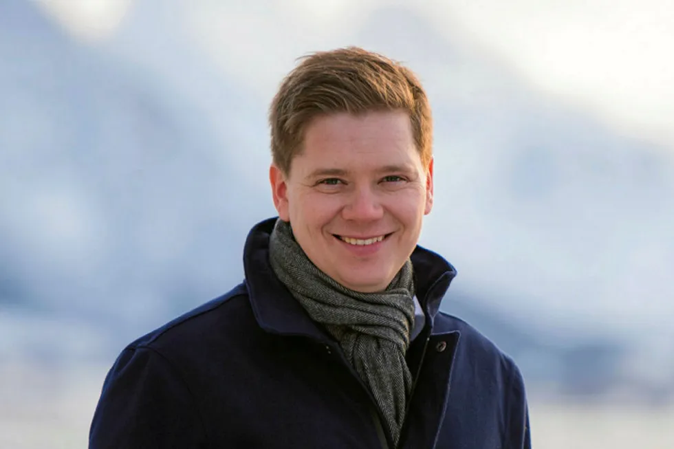 Martin Rasumssen, CEO of land-based salmon farmer Andfjord Salmon.