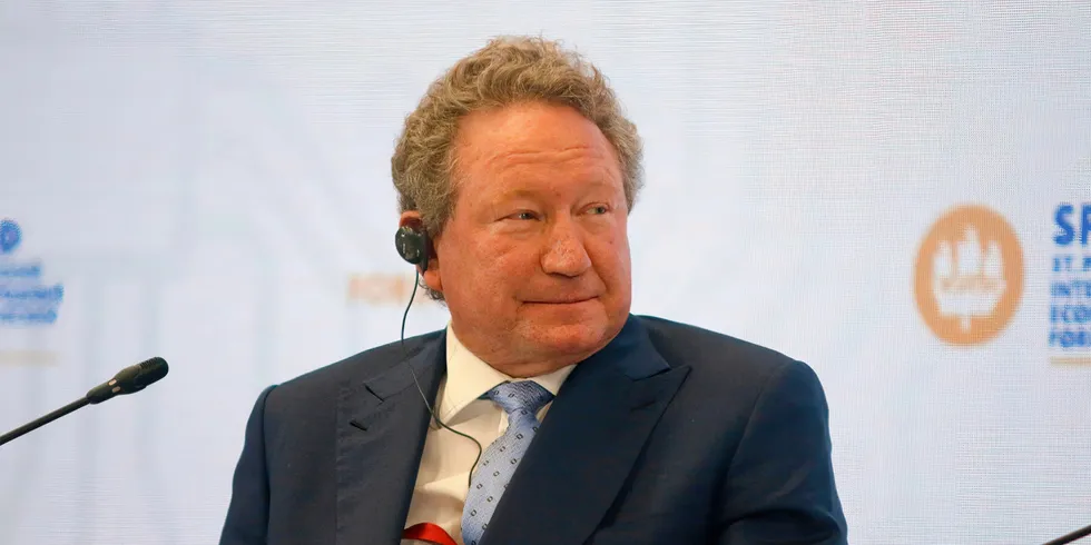 Andrew Forrest, Chairman of Fortescue Future Industries.