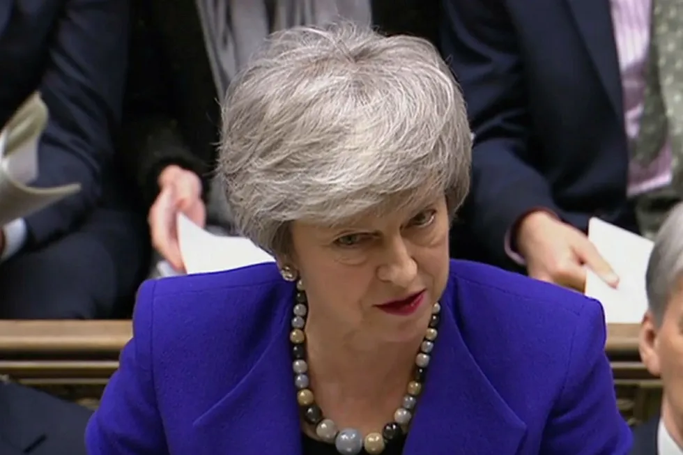 Theresa May ba tirsdag Underhuset om mer tid til å forhandle med EU.