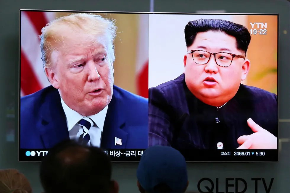 Det har kommet en rekke motstridende meldinger om hvordan det går mellom forhandlingene mellom USA og Nord-Korea. Foto: Ahn Young-joon/AP