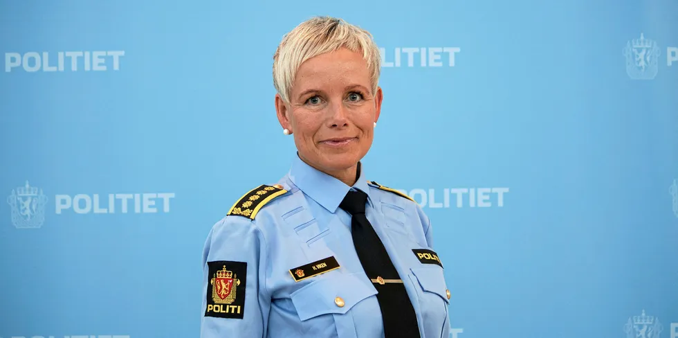 Hege Kvalvik Viken leder politiets driftsenhet Rana. Pressebilde