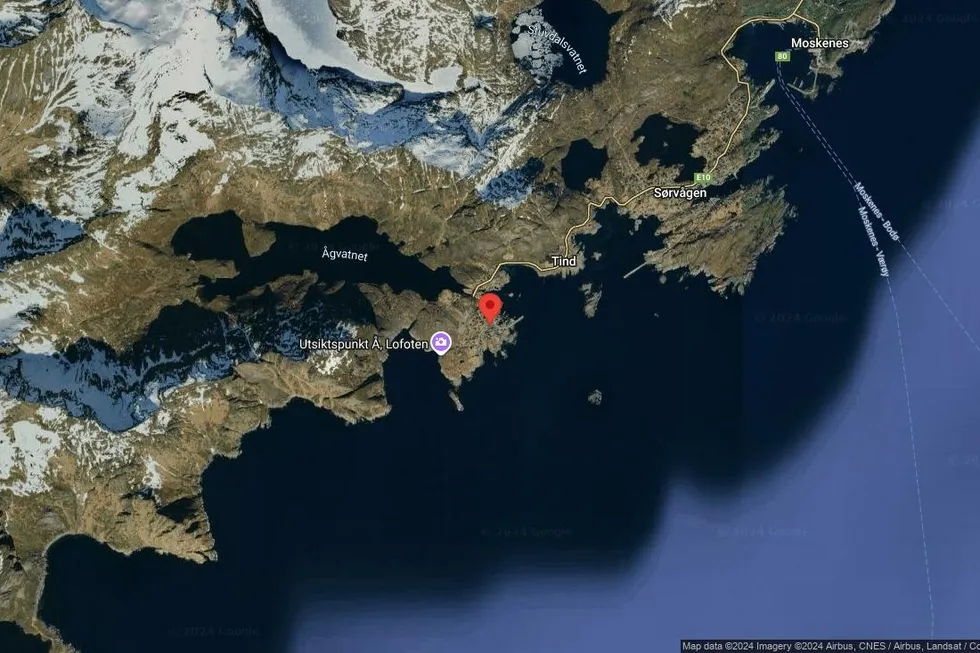 Området rundt Å-veien 59, Moskenes, Nordland