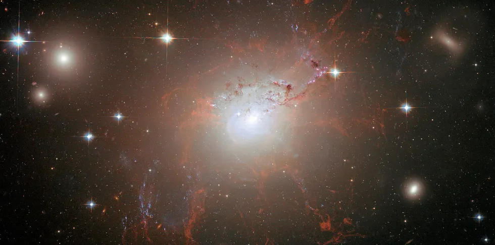 An image of the giant, active galaxy NGC 1275.