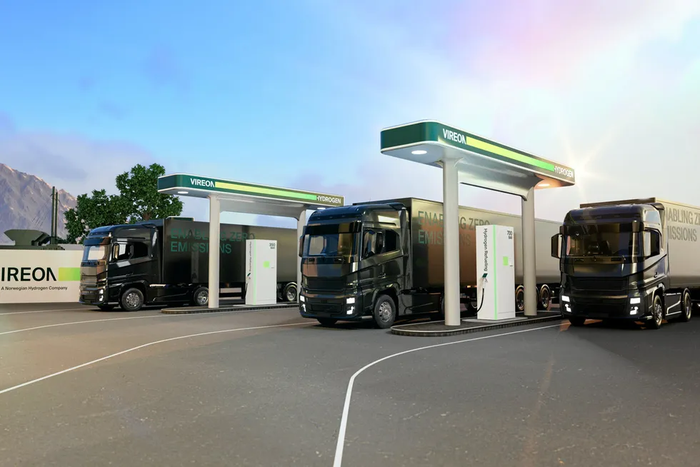 A hydrogen refuelling station design by Vireon, which was awarded €9.2m by Cinea to build seven HRSs in Denmark and Finland.